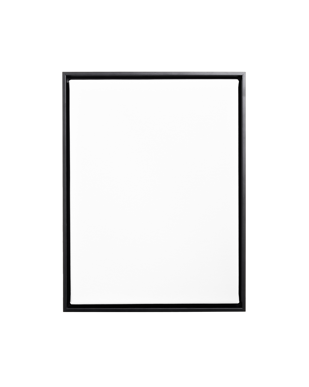 Stretched Canvas Set with Slim Black Floater Frame 20 x 20 cm