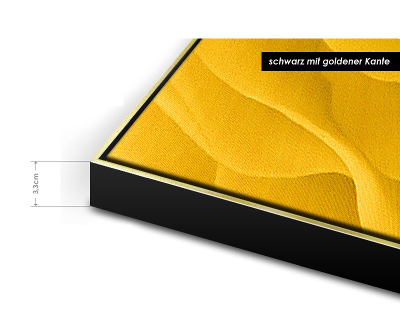 Floater Frames Slim - Black/Gold - Standard