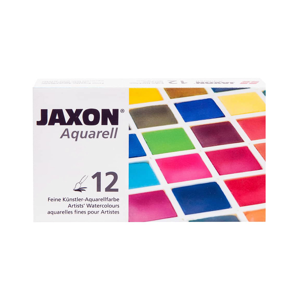 JAXON Aquarellkasten 12er-Set