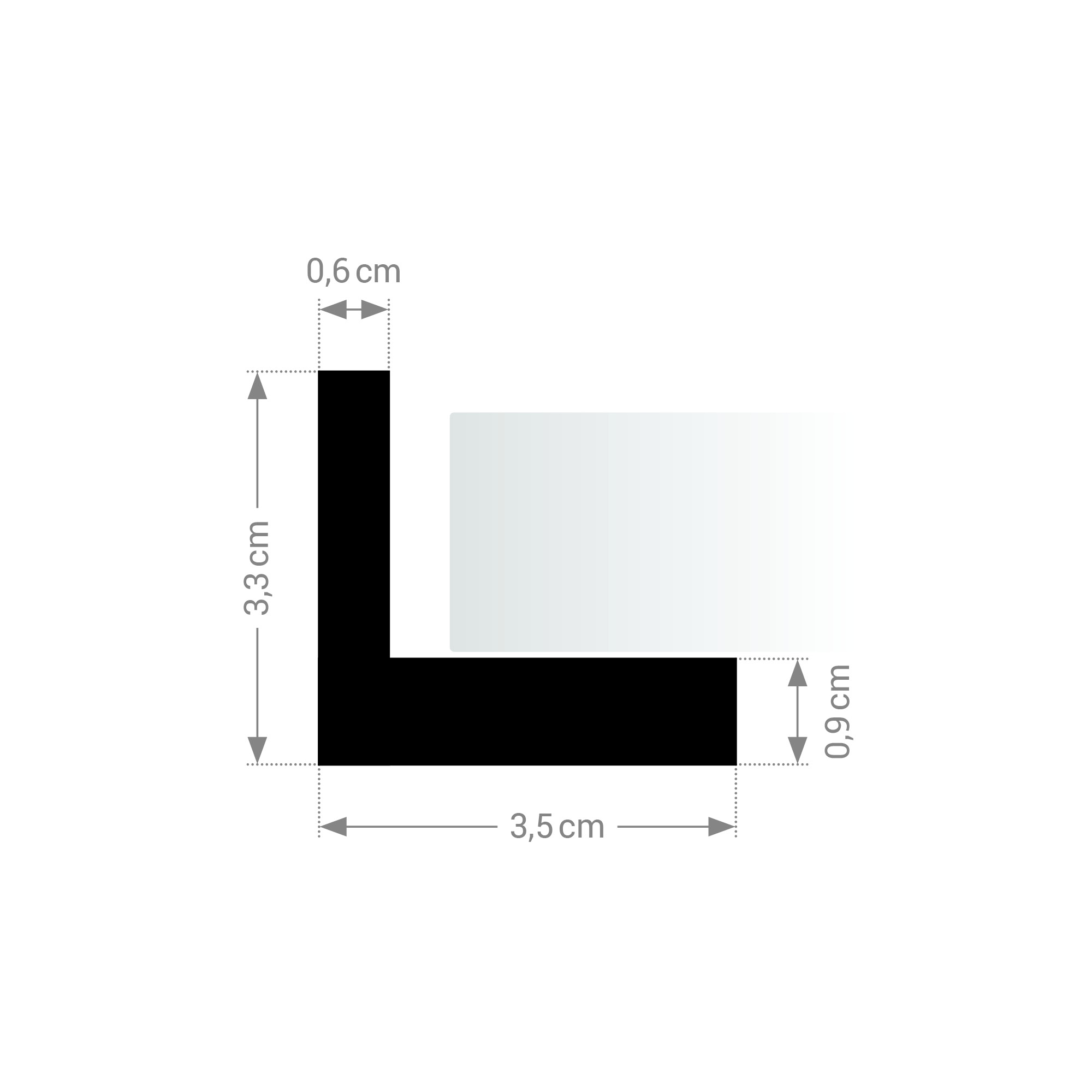 Floater Frames Slim - Black/Silver - Standard
