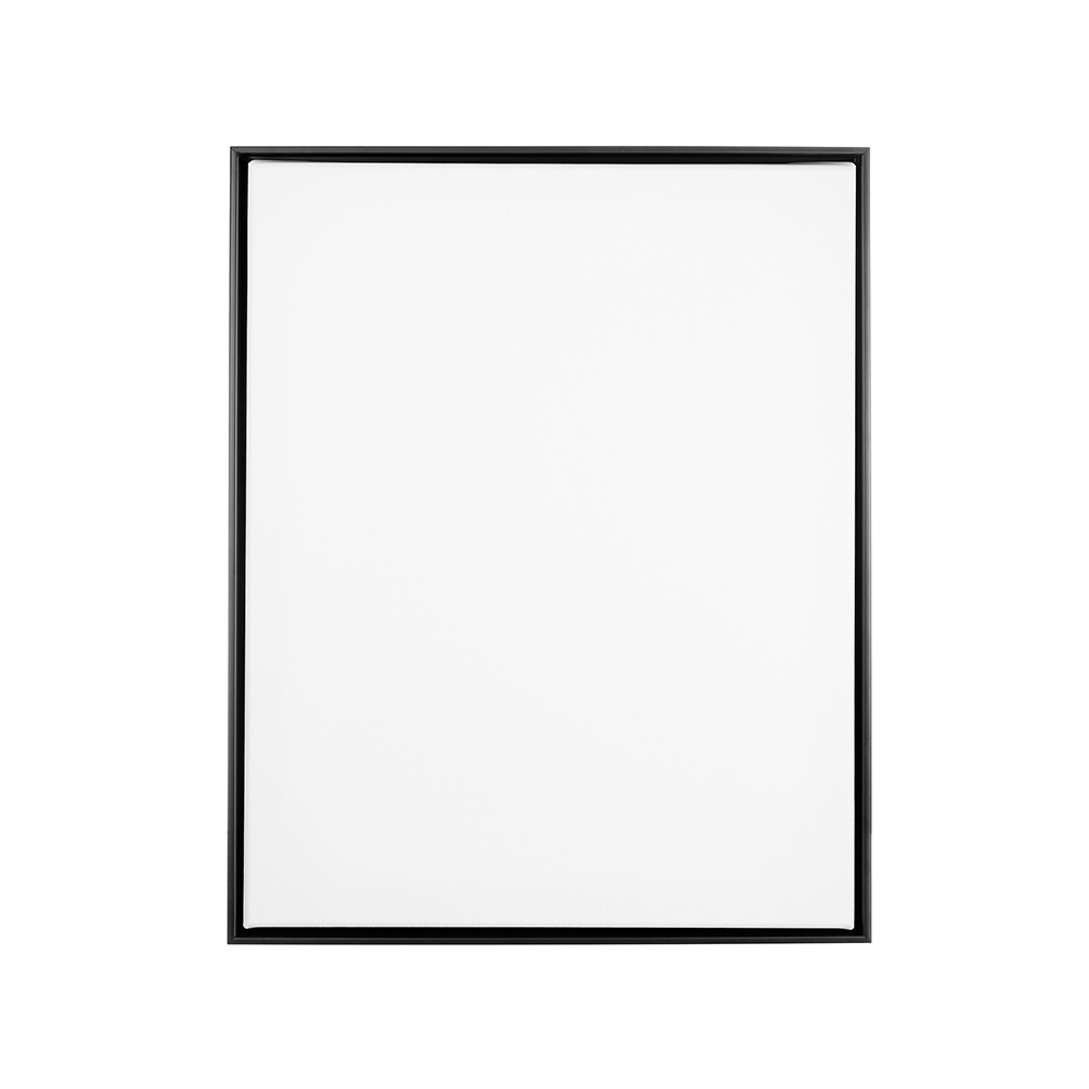 Streched Canvas Set with Slim Black Floater Frame XXL 20 x 20 cm