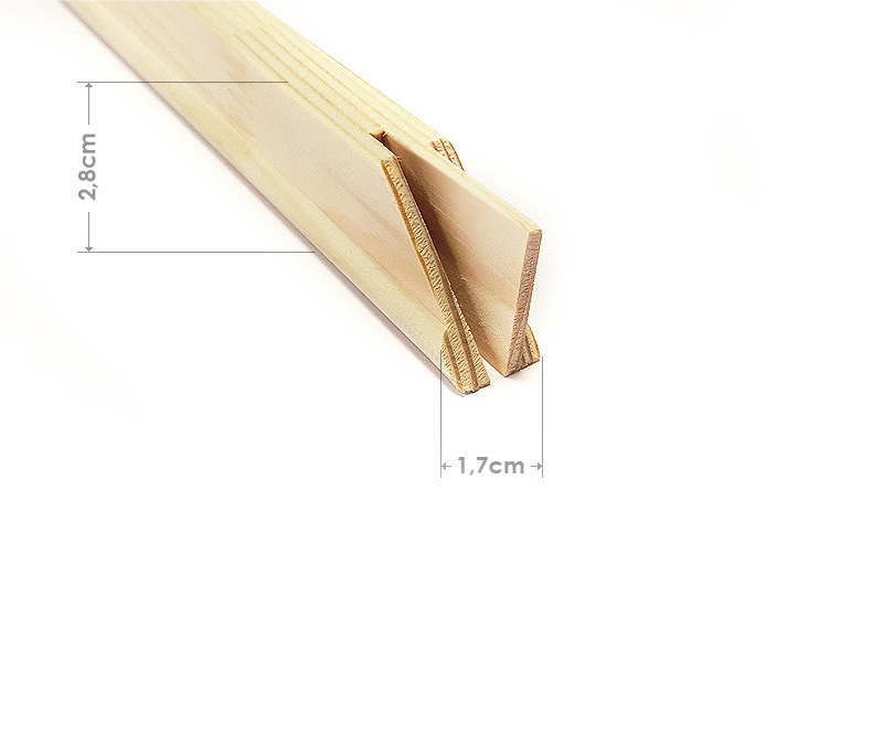 Stretcher Bars, Basic - Certified Wood
