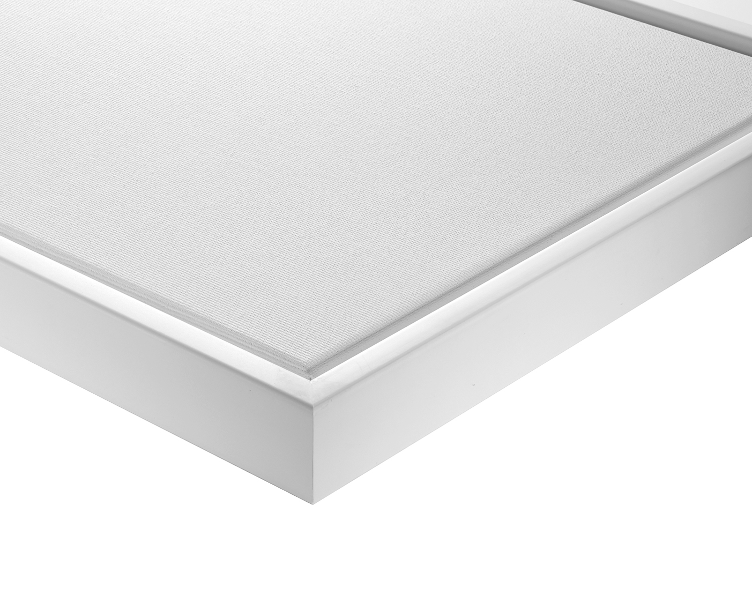Stretched Canvas Set with White Floater Frame 20 x 20 cm