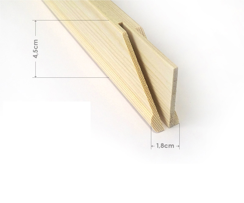 Stretcher Bars, Standard - Certified Wood
